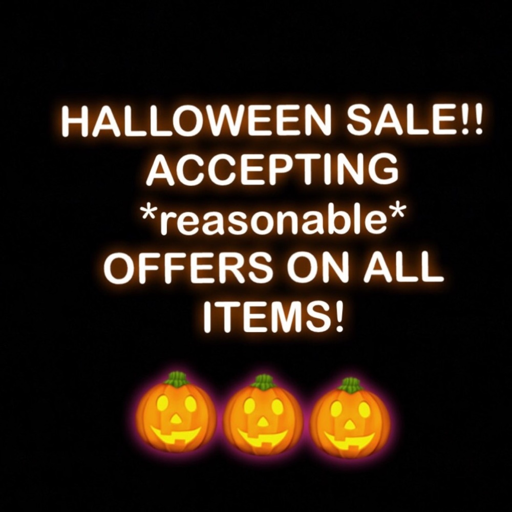 Offers are welcome! Special Halloween sale